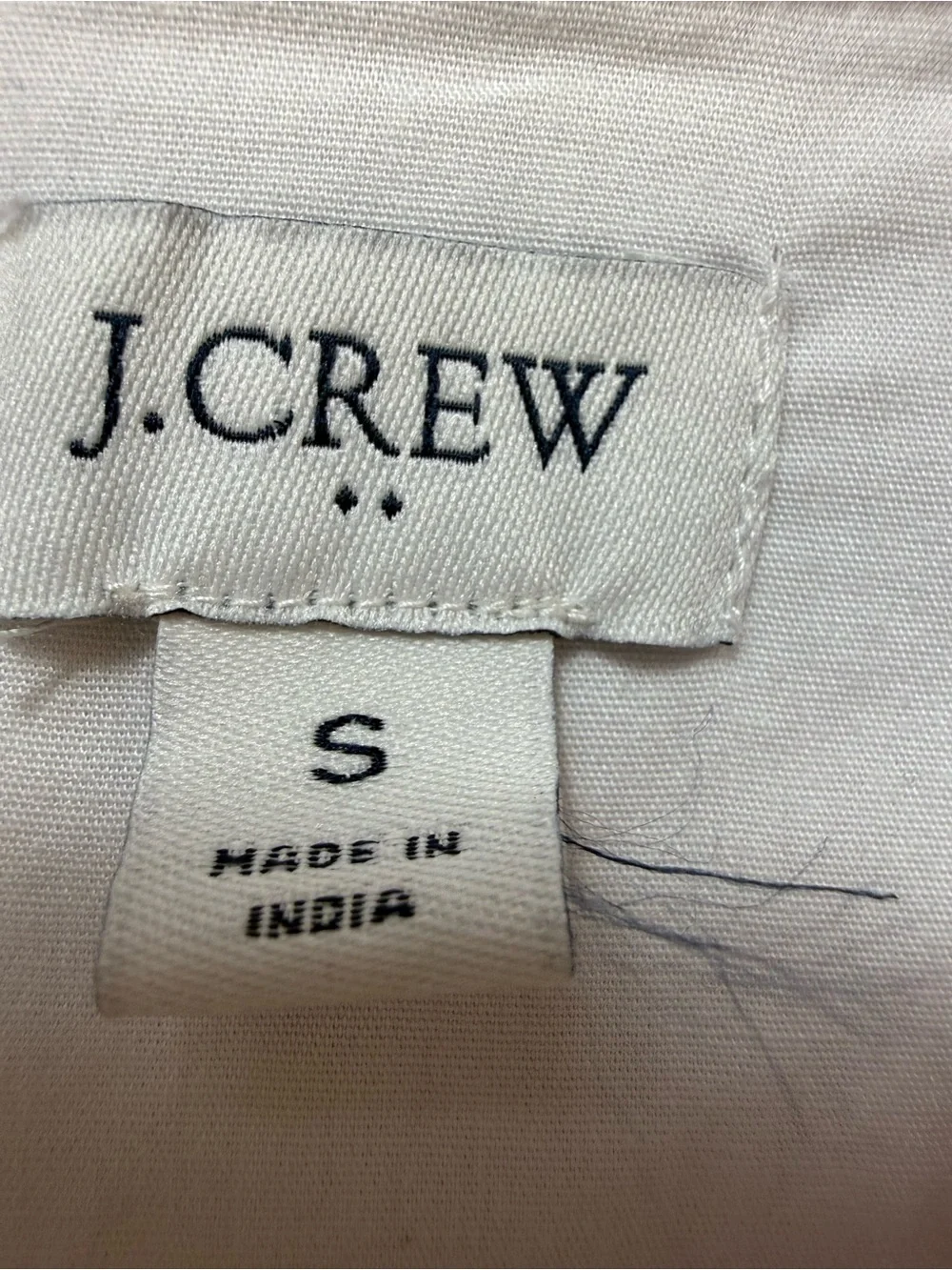 J. Crew Embroidered White Heart-Print Button-Up Shirt - Casual Women’s Top